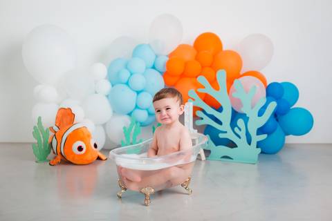 fotografia infantil taubaté smash the cake bolo aniversário festa criança fotógrafo estúdio'
