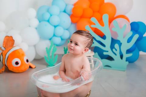 fotografia infantil taubaté smash the cake bolo aniversário festa criança fotógrafo estúdio'