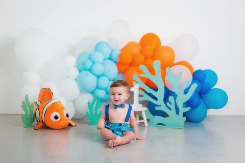fotografia infantil taubaté smash the cake bolo aniversário festa criança fotógrafo estúdio'
