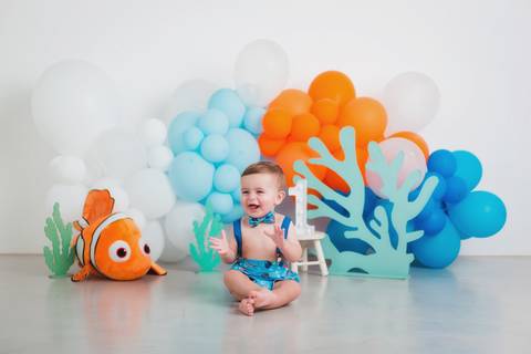 fotografia infantil taubaté smash the cake bolo aniversário festa criança fotógrafo estúdio'