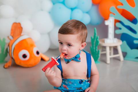 fotografia infantil taubaté smash the cake bolo aniversário festa criança fotógrafo estúdio'
