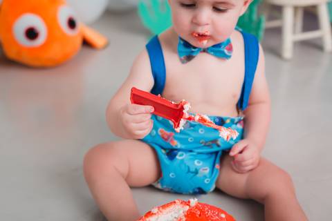 fotografia infantil taubaté smash the cake bolo aniversário festa criança fotógrafo estúdio'