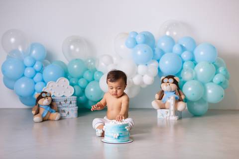 fotografia infantil taubaté smash the cake bolo aniversário festa criança fotógrafo estúdio'