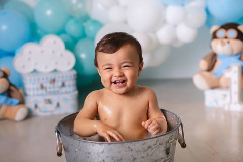 fotografia infantil taubaté smash the cake bolo aniversário festa criança fotógrafo estúdio'