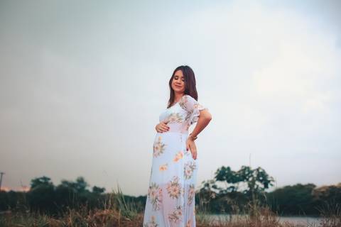 Sessão de fotos de gestante externa | Fotografia de Gestante | Taubaté/SP | Corujice Fotografia'