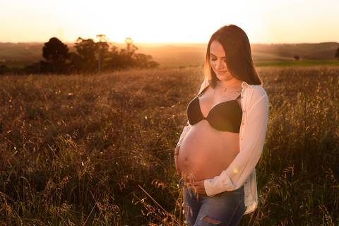 A doce espera do Vicente - Ensaio gestante - Ponta Grossa/PR'