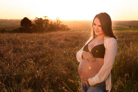 A doce espera do Vicente - Ensaio gestante - Ponta Grossa/PR'
