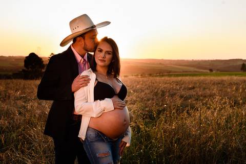 A doce espera do Vicente - Ensaio gestante - Ponta Grossa/PR'