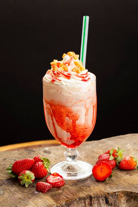 MilkShake de Morango'