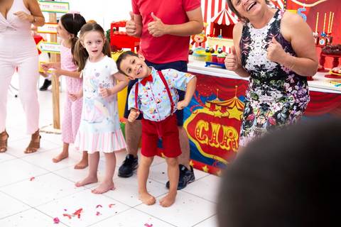 Circo da Maria Clara e do Vicente - 5 anos - Abracadabra Festas'