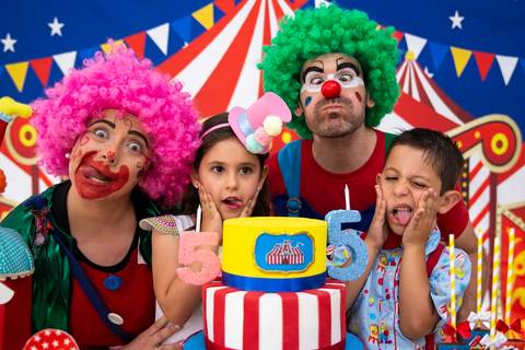 Circo da Maria Clara e do Vicente - 5 anos - Abracadabra Festas'