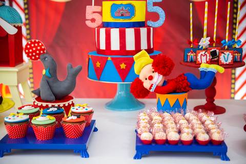 Circo da Maria Clara e do Vicente - 5 anos - Abracadabra Festas'