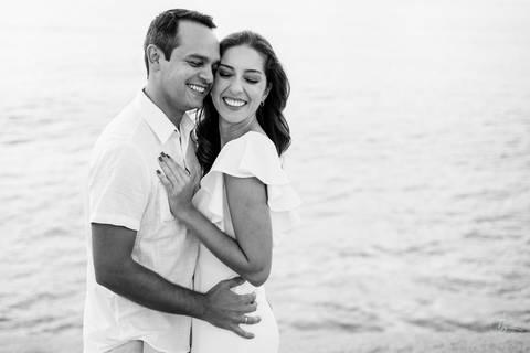ensaio pré-casamento no amanhecer, na praia e trilha do Gravatá em Florianópolis. Por Thiago Braga '