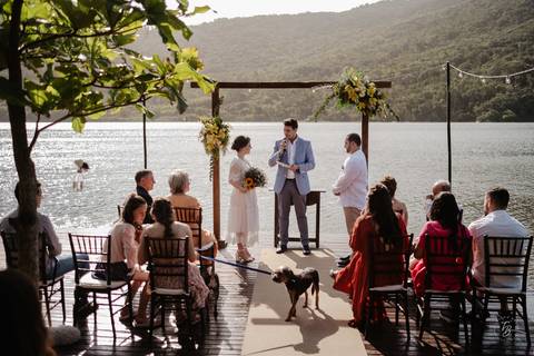 casamento simples, elegante e lindo, no moçamba eventos, em redor das montanhas e da lagoa da conceição em '