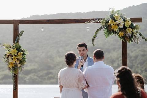 casamento simples, elegante e lindo, no moçamba eventos, em redor das montanhas e da lagoa da conceição em '