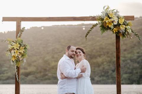 casamento simples, elegante e lindo, no moçamba eventos, em redor das montanhas e da lagoa da conceição em '