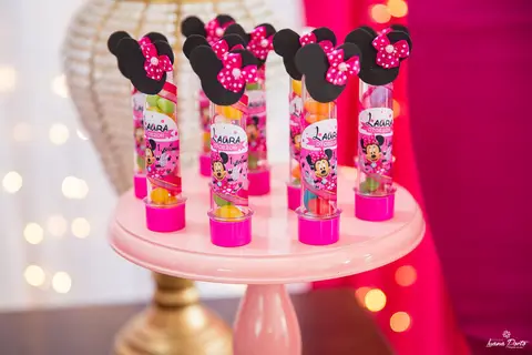 tubete da minnie rosa'