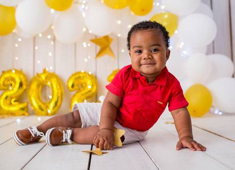 Foto de bebê moreno'