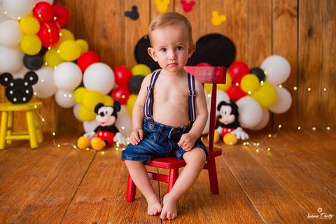 Smash the cake do Mickey'