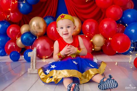 fantasia de mulher maravilha para bebe'