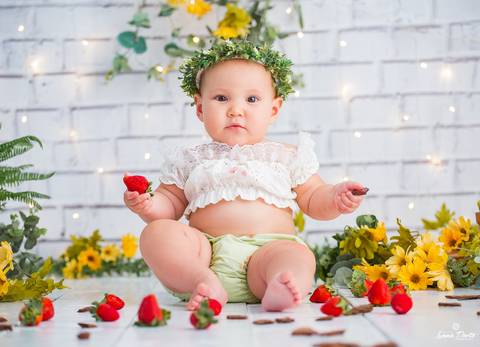 Sessao de fotos com moranguinho'