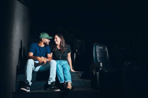 ensaio-fotografico-prewedding-casal-cinema-fotos-artisticas-pipoca-romantica-'