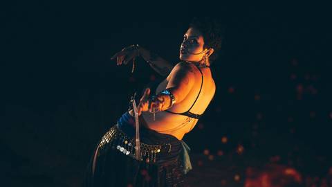 ensaio-noturno-fotografico-danca do ventre-bellydance-fogueira-artistico-feminino-tribal-com espada'