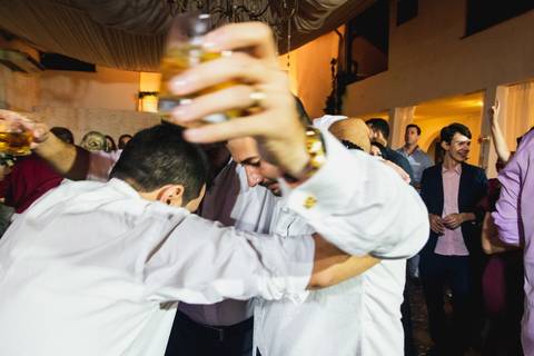 Fotografia de casamento festa'