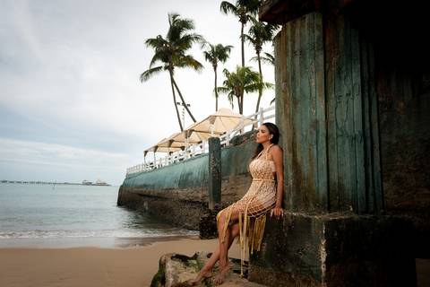 Niara Meireles foto iate clube fortaleza casamento'