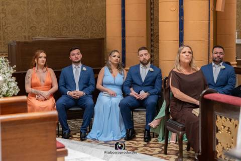 Fotografia de Casamento
Tabasco Produções
Paróquia Nossa Senhora da Paz
Casa Nani em Botafogo'