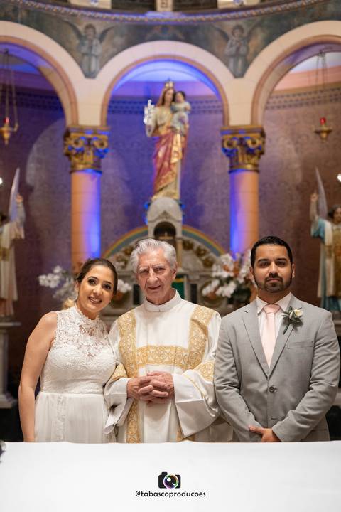 Fotografia de Casamento
Tabasco Produções
Paróquia Nossa Senhora da Paz
Casa Nani em Botafogo'