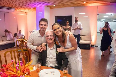 Casamento da Lúcia e Marcelo
Praia do Leblon e AABB RJ
Tabasco Produções
Fotografia de Casamento
Fotógrafo Profissional'