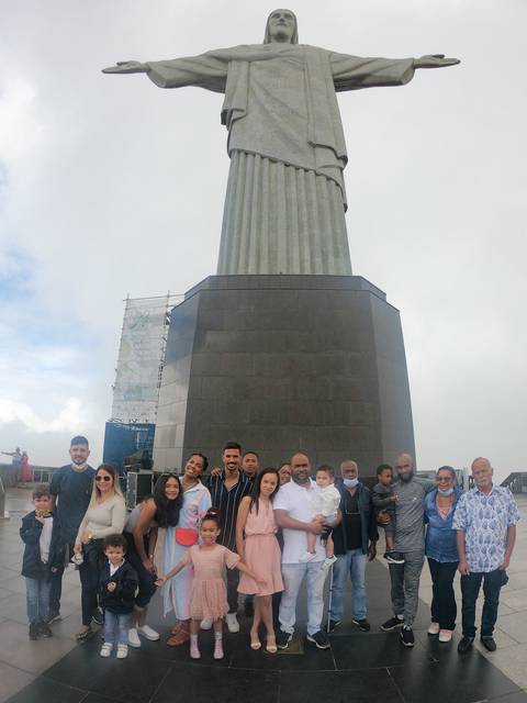 Batizado no Cristo Redentor'