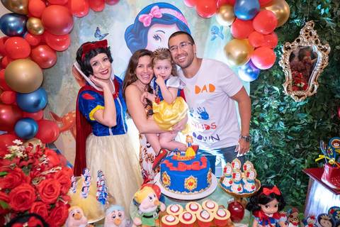 Fotografia Festa Infantil Branca de Neve'