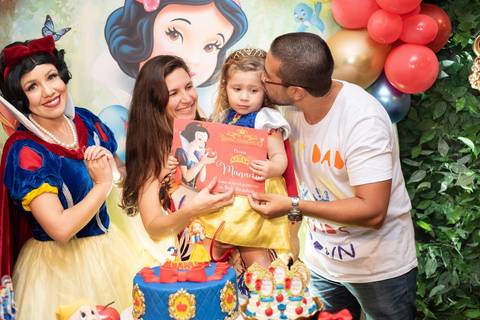 Fotografia Festa Infantil Branca de Neve'