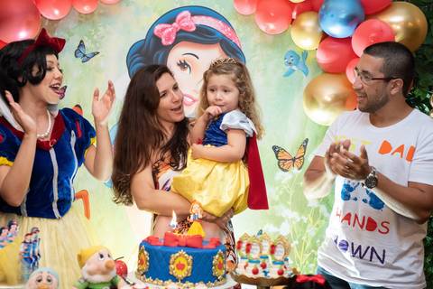 Fotografia Festa Infantil Branca de Neve'