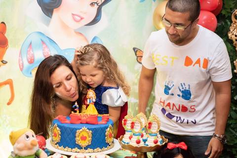 Fotografia Festa Infantil Branca de Neve'