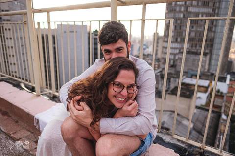 casal romântico rooftop cobertura solário intimista edifício itália apartamento centro sp vintage'
