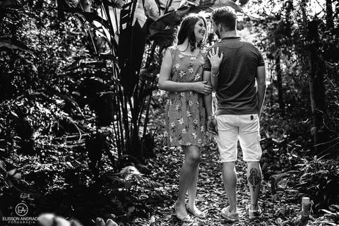 Ensaio pré-wedding em Mandaguaçu/PR, no meio do mato'