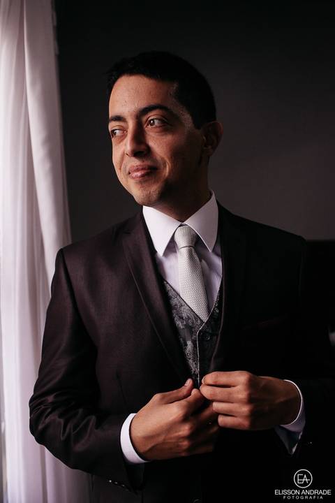 Making of do noivo, casamento mini-wedding no restaurante Quintal de Casa, em Apucarana/PR'