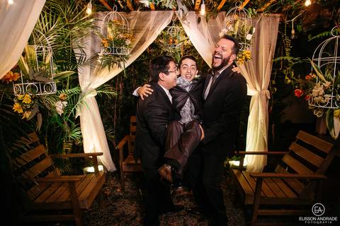 Festa de casamento, casamento mini-wedding no restaurante Quintal de Casa, em Apucarana/PR'