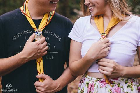 Ensaio pré-wedding de desbravadores em Maringá/PR, no parque do ingá LD1'