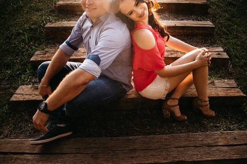 Ensaio fotográfico pré-wedding em Presidente Castelo Branco, Paraná, Rancho Olho D'Água'