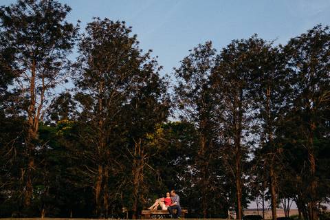 Ensaio fotográfico pré-wedding em Presidente Castelo Branco, Paraná, Rancho Olho D'Água'