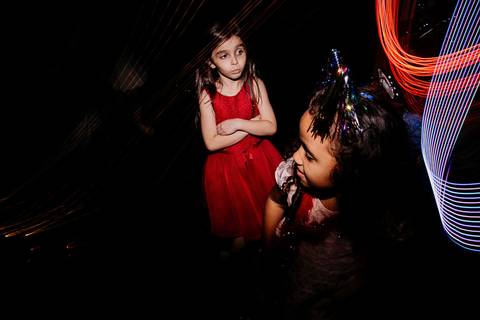 foto de festa de casamento, casamento duplo, de gêmeas, em Mandaguaçu'