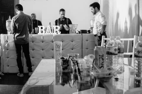 foto de festa de casamento, casamento duplo, de gêmeas, em Mandaguaçu'