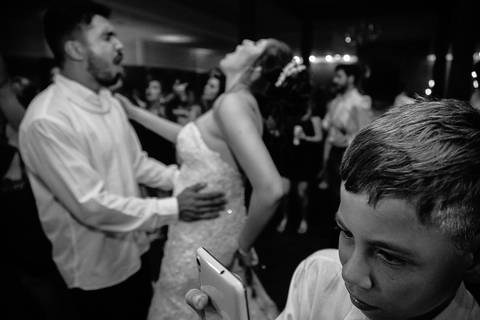 foto de festa de casamento, casamento duplo, de gêmeas, em Mandaguaçu'