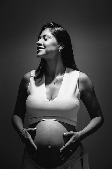 Ensaio de gestante, lifestyle, dentro de casa, Rio de Janeiro/RJ'