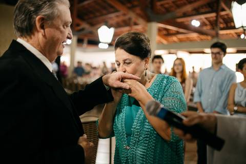 fotos de cerimônia de bodas de ouro'