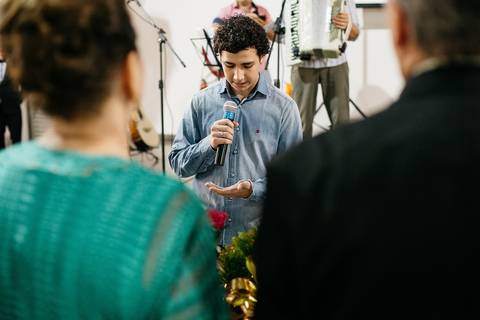 fotos de cerimônia de bodas de ouro'